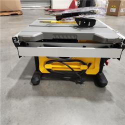 As-Is- DEWALT 15 Amp Corded 8-1/4 in. Compact Portable Jobsite Table Saw