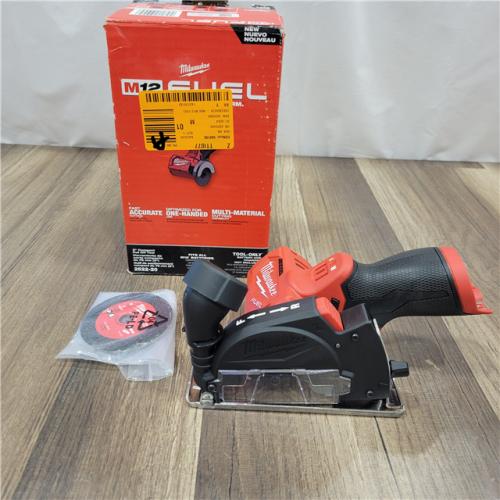 AS-IS Milwaukee M12 FUEL 12V Lithium-Ion Brushless Cordless 3 in. Cut Off Saw (Tool-Only)