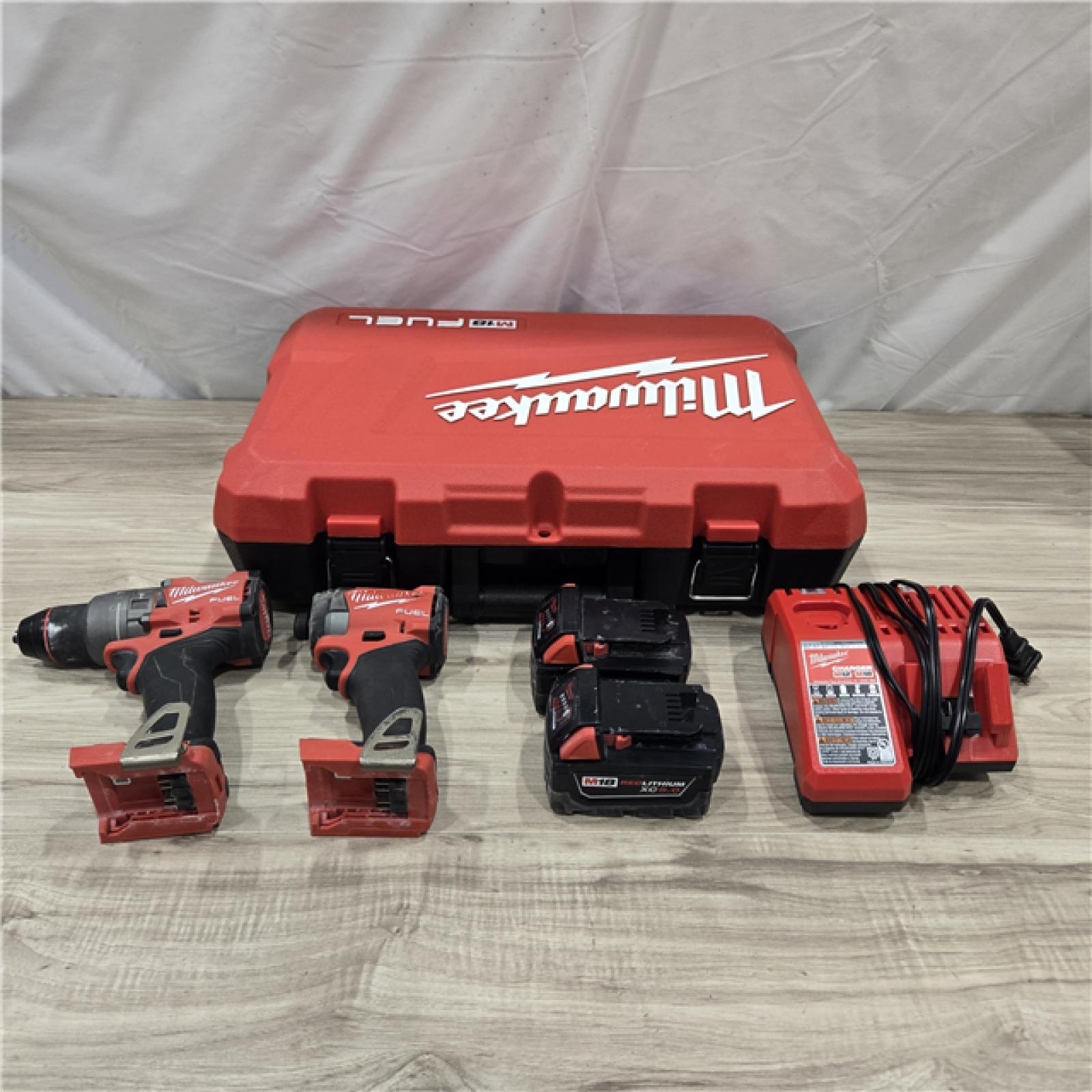 AS-IS MILWAUKEE FUEL 18V Cordless Hammer Drill and Impact Driver Combo Kit