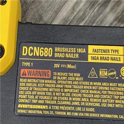 AS-IS DEWALT 20V MAX XR Lithium-Ion Electric Cordless 18-Gauge Brad Nailer (Tool Only)