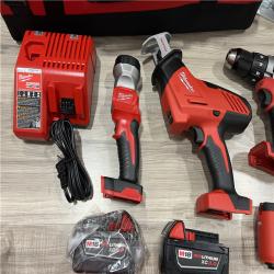 AS-IS Milwaukee 2691-26 18V M18 Lithium-Ion Cordless 6-Tool Combo Kit 3.0 Ah