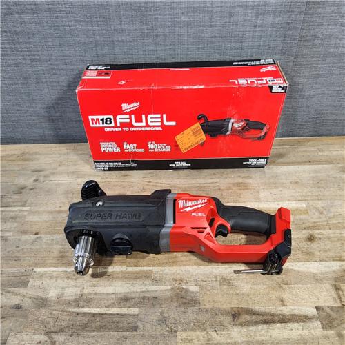 HOUSTON LOCATION - AS-IS Milwaukee M18 18V Fuel 1/2 Right Angle Drill Super Hawg Cordless Lithium-Ion 2809-20