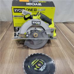 AS-IS RYOBI 18V ONE+ HP Brushless Compact 6-1/2-inch Circular Saw (Tool-Only)