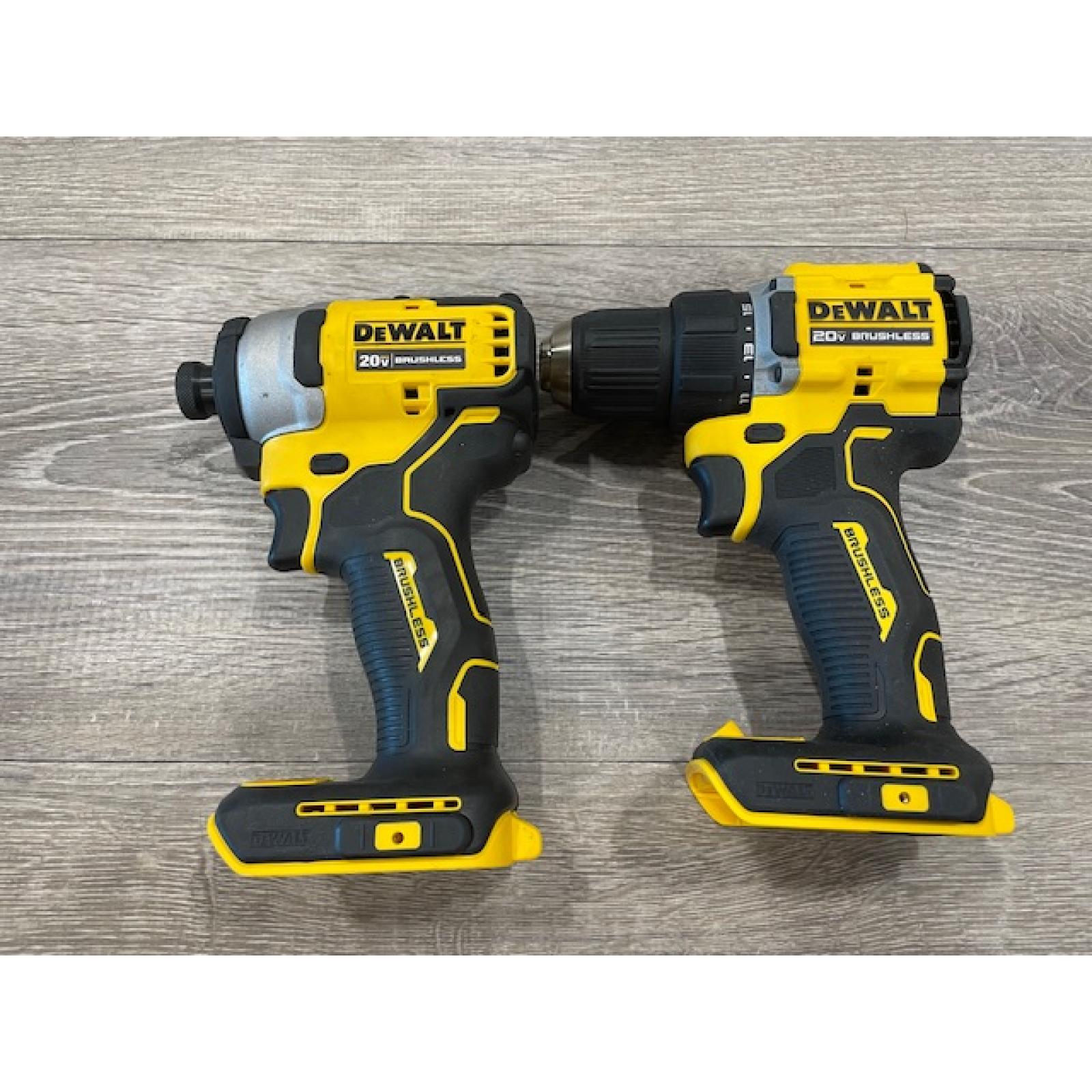AS-IS  DEWALT ATOMIC 20-Volt MAX Lithium-Ion Cordless Combo Kit