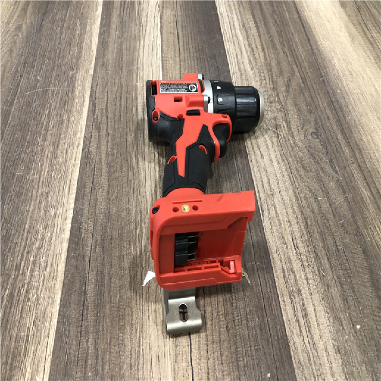 AS-IS Milwaukee 18V Lithium-Ion Brushless Cordless 1/2 in. Compact Drill/Driver (Tool-Only)