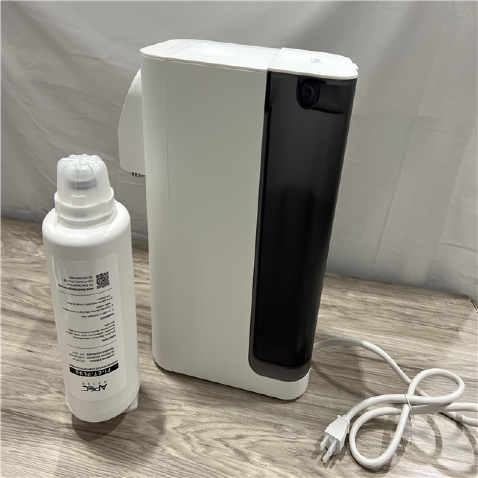 AS-IS Apec Roct-Plus Countertop Reverse Osmosis Water Filtration System 3:1 Pure/Drain High Rejection Water Filter Cartridge