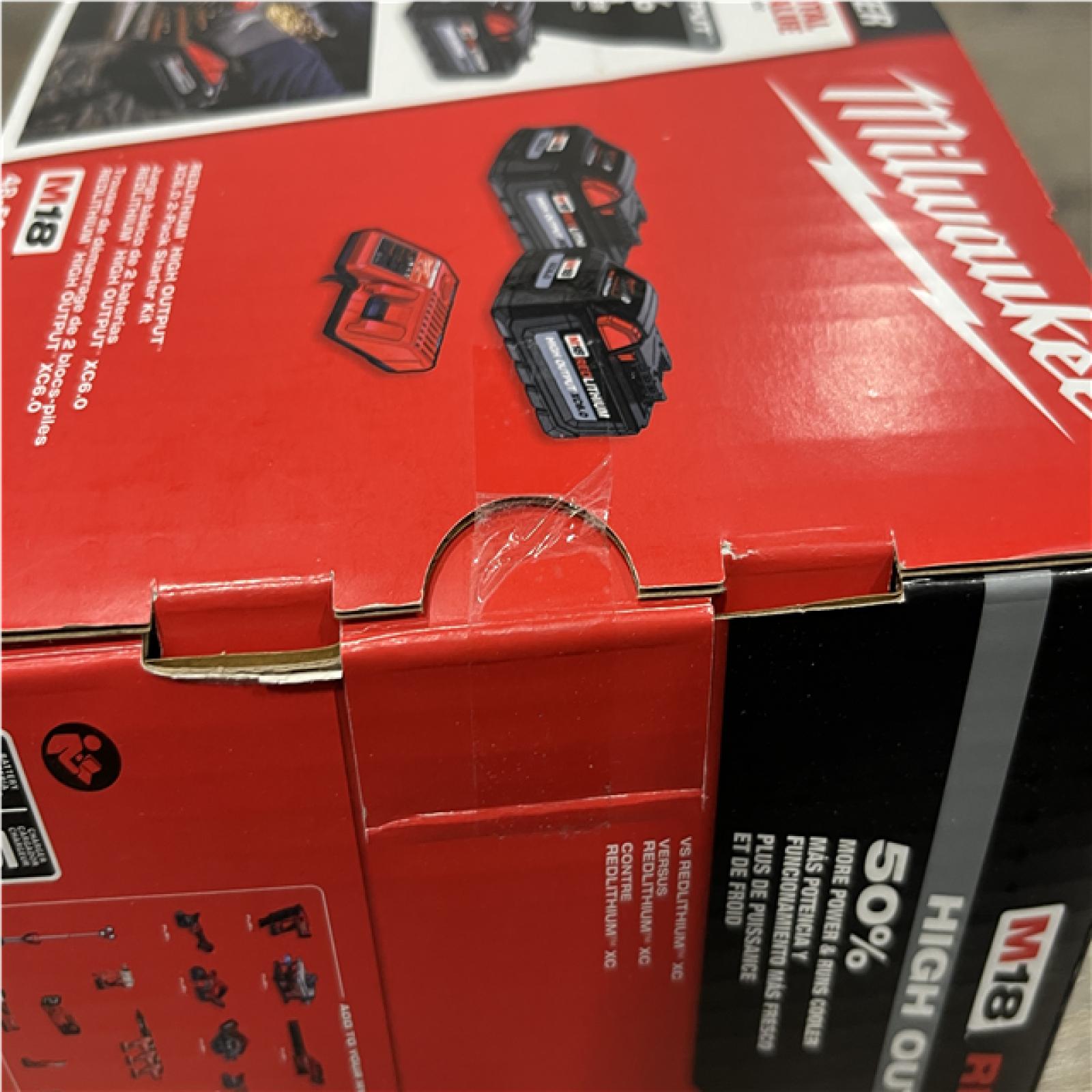 NEW - Milwaukee 18-Volt Lithium-Ion High Output Starter Kit