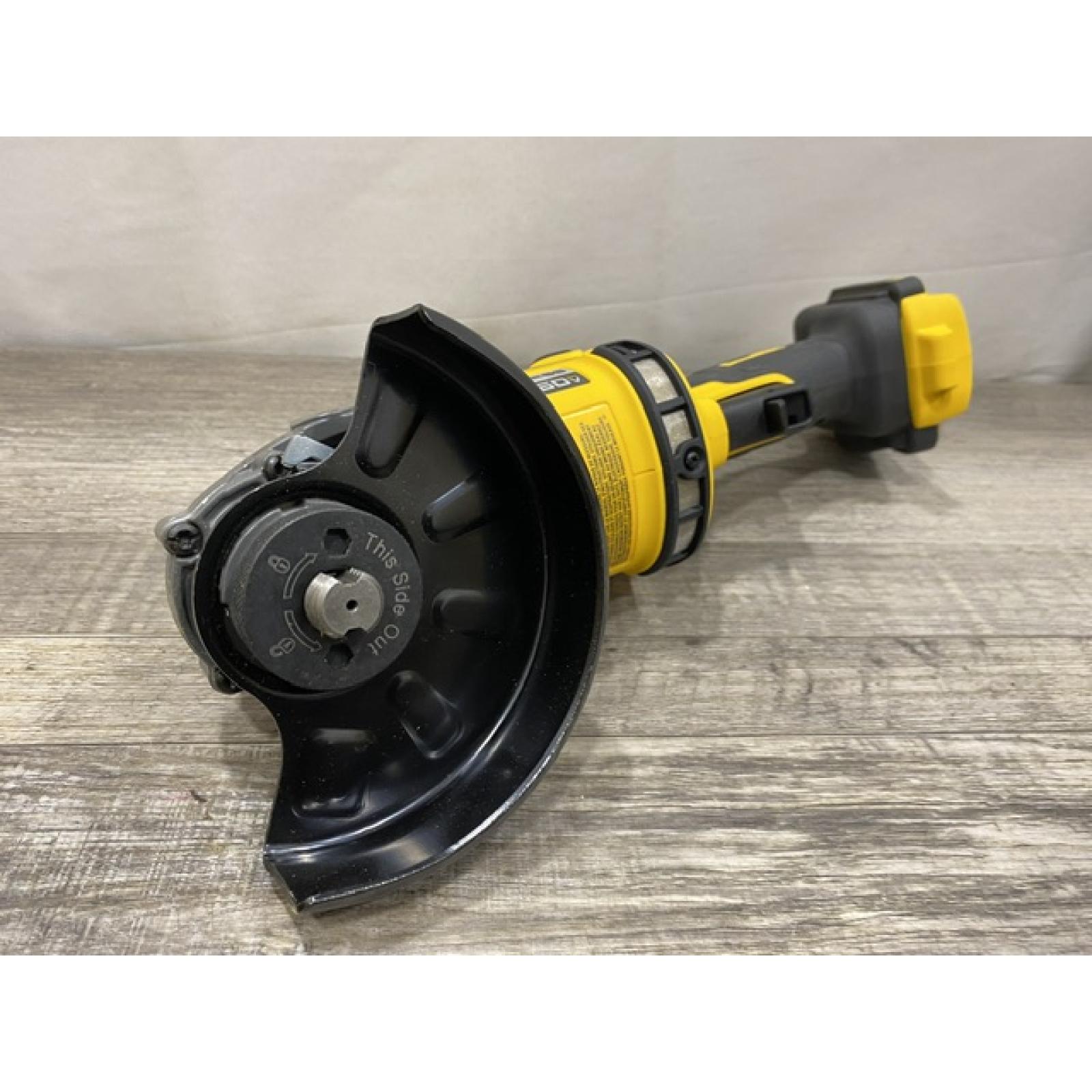 AS-IS DEWALT FLEXVOLT 60V MAX Cordless Brushless 4.5 in. to 6 in. Small Angle Grinder with Kickback Brake (Tool Only)