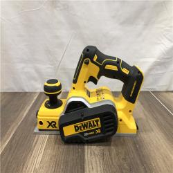 AS-IS DEWALT 20V MAX XR Cordless Brushless 3-1/4 in. Planer (Tool Only)