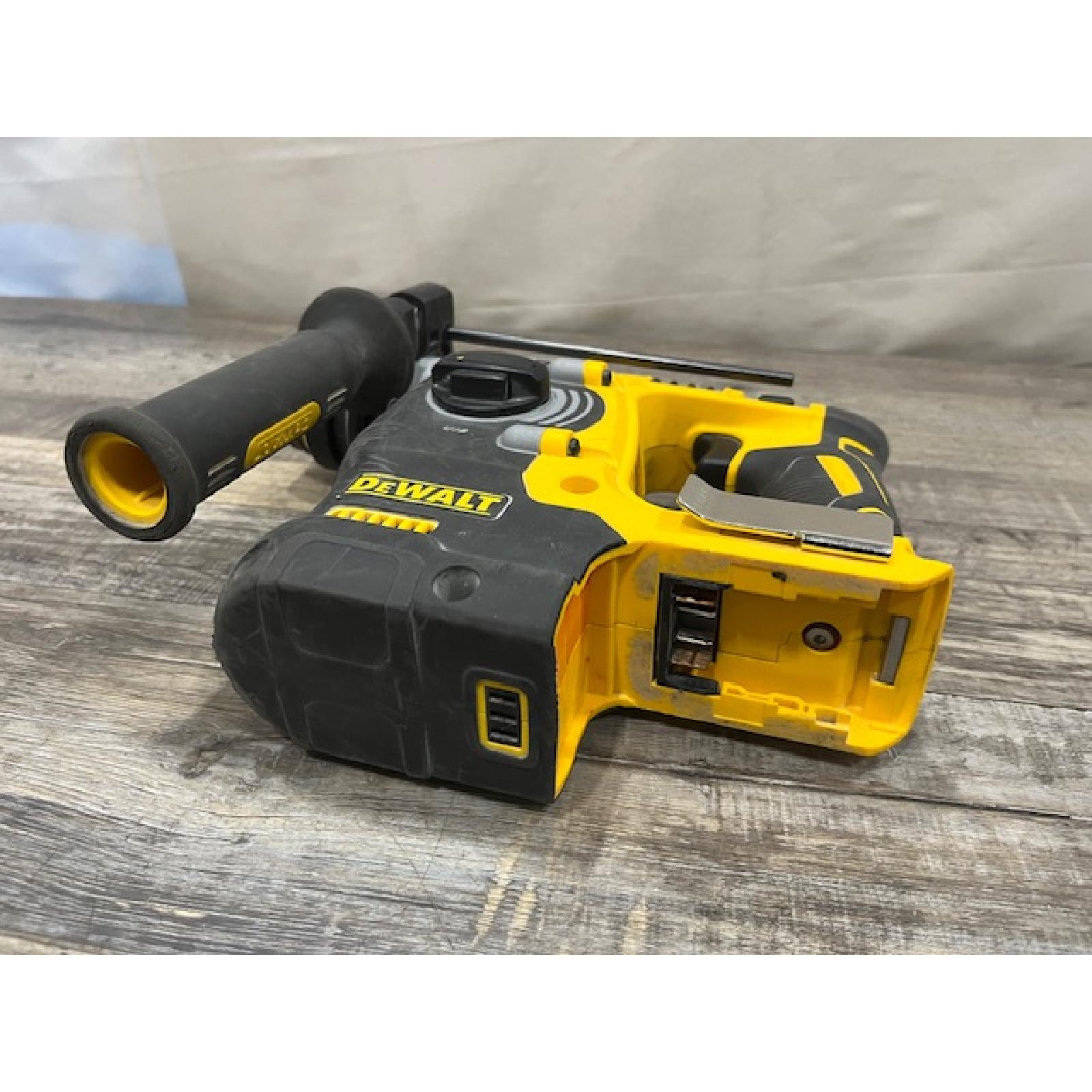 AS-IS DEWALT 20V MAX XR Cordless Brushless 1 in. SDS Plus L-Shape Rotary Hammer (Tool Only)