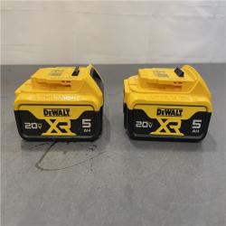 AS-IS - DEWALT 20V MAX XR Premium Lithium-Ion 5.0Ah Battery Pack (2 Pack)