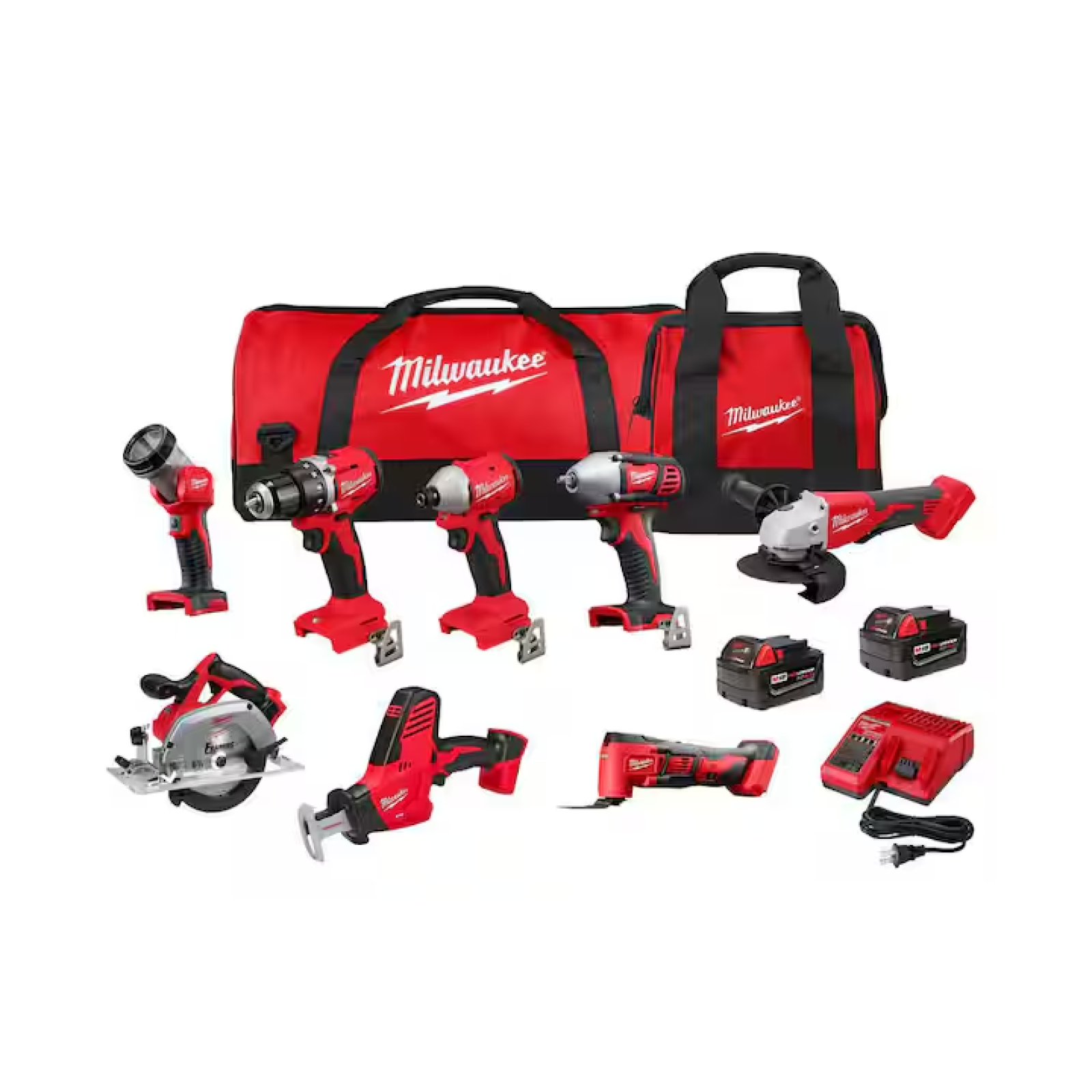 NEW! Milwaukee M18 18-Volt Lithium-Ion Cordless Combo Kit