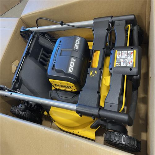 AS-IS - DeWalt 2x20V MAX 21 in. Cordless Battery Powered Push Lawn Mower Kit