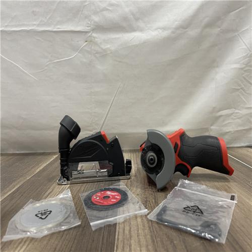 AS-IS Milwaukee M12 FUEL 12V Lithium-Ion Brushless Cordless 3 in. Cut Off Saw (Tool-Only)