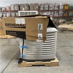 DALLAS LOCATION- AS IS GENERAC 26kW Air-Cooled Generator and 200 Amp Transfer Switch w/ Smart Monitoring