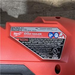 Houston Location AS-IS Milwaukee FUEL 18-Volt Lithium-Ion Brushless Cordless Gen II 18-Gauge Brad Nailer (Tool-Only)