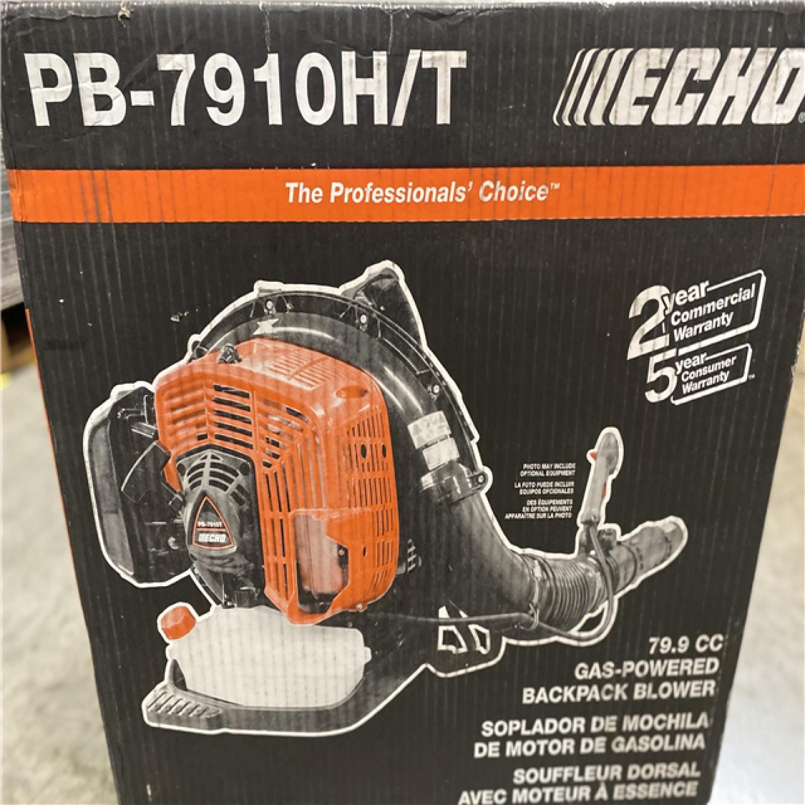 DALLAS LOCATION- NEW!- ECHO 240 MPH 835 CFM 79.9cc Gas 2-Stroke X Series Backpack Leaf Blower with Tube-Mounted Throttle
