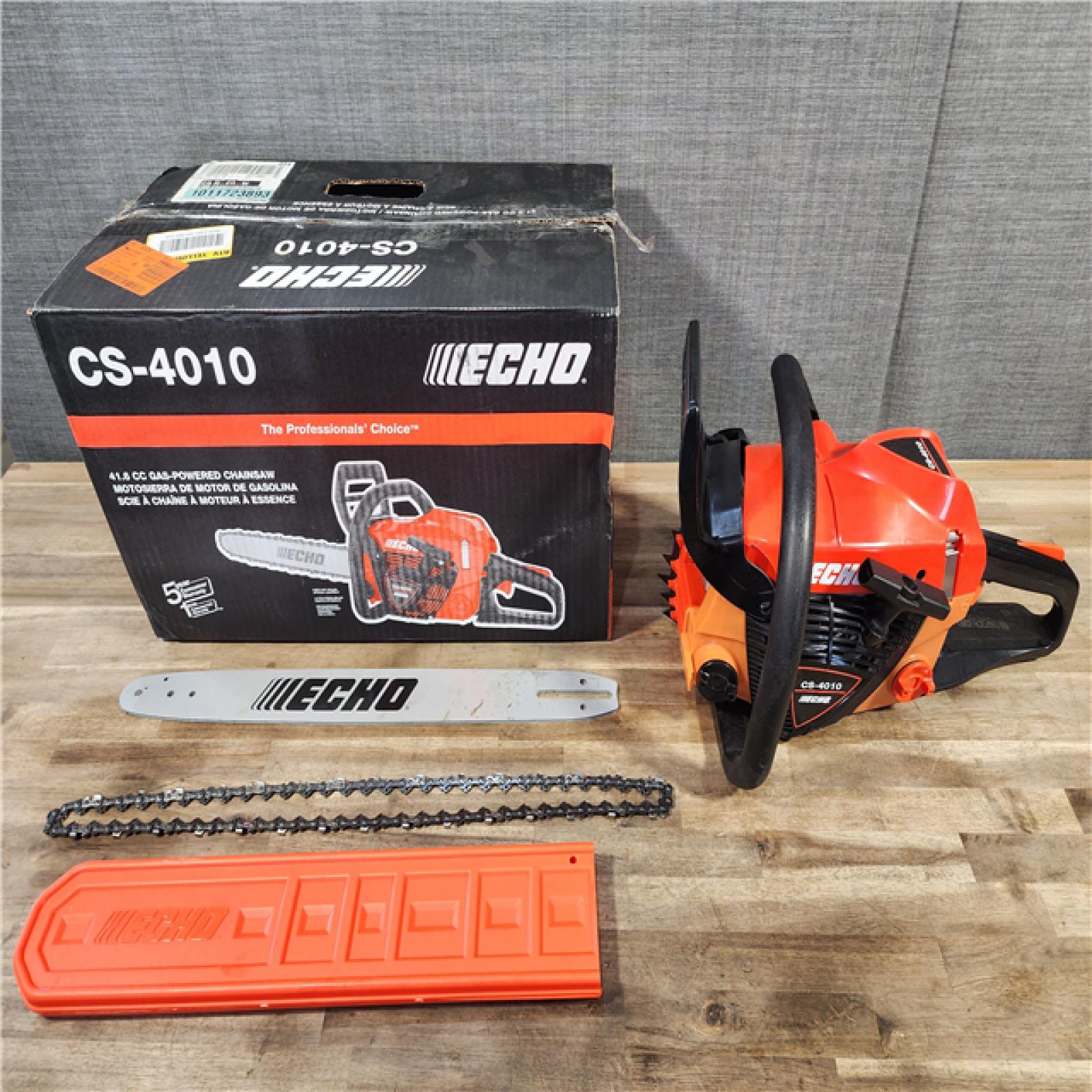 HOUSTON LOCATION - AS-IS Echo CS-4010-18 41.6CC 18 Inch Chainsaw with Bar and Chain