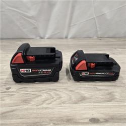 AS-IS Milwaukee M18 18V Starter Kit with One 5.0 Ah and One 2.0 Ah Battery and Charger