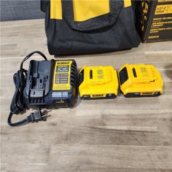 HOUSTON LOCATION - AS-IS DEWALT 20V MAX XR Cordless Drill/Driver, ATOMIC Impact Driver 2 Tool Combo Kit, (2) 2.0Ah Batteries, Charger, and Bag