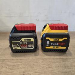 AS-IS DEWALT FLEXVOLT 20V/60V MAX Lithium-Ion 6.0Ah Battery Pack (2 Pack)