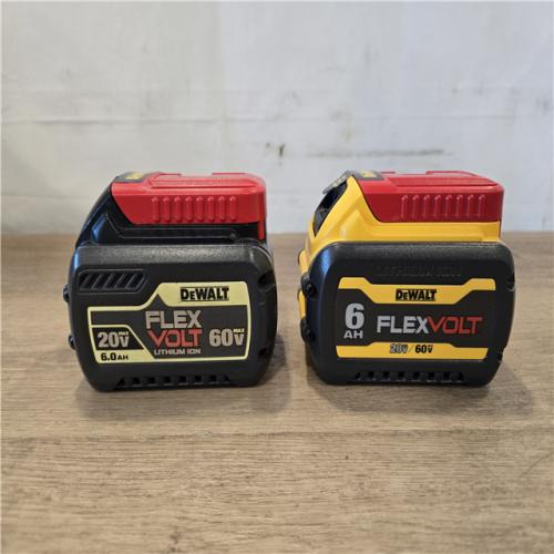 AS-IS DEWALT FLEXVOLT 20V/60V MAX Lithium-Ion 6.0Ah Battery Pack (2 Pack)