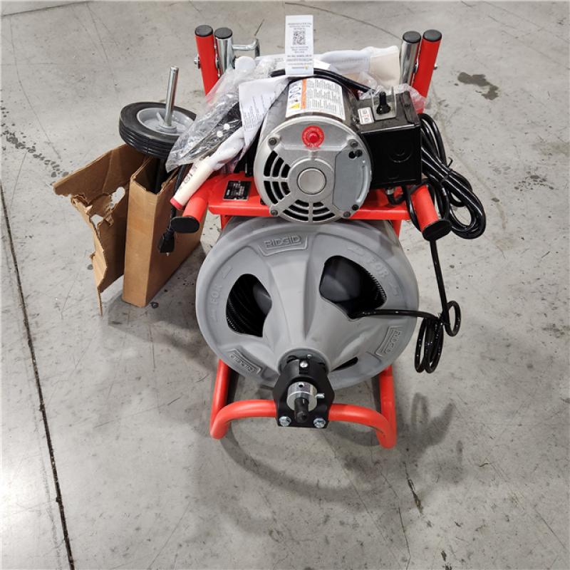 RIDGID K400 Drain Cleaning Snake Auger 120Volt Drum Machine with C