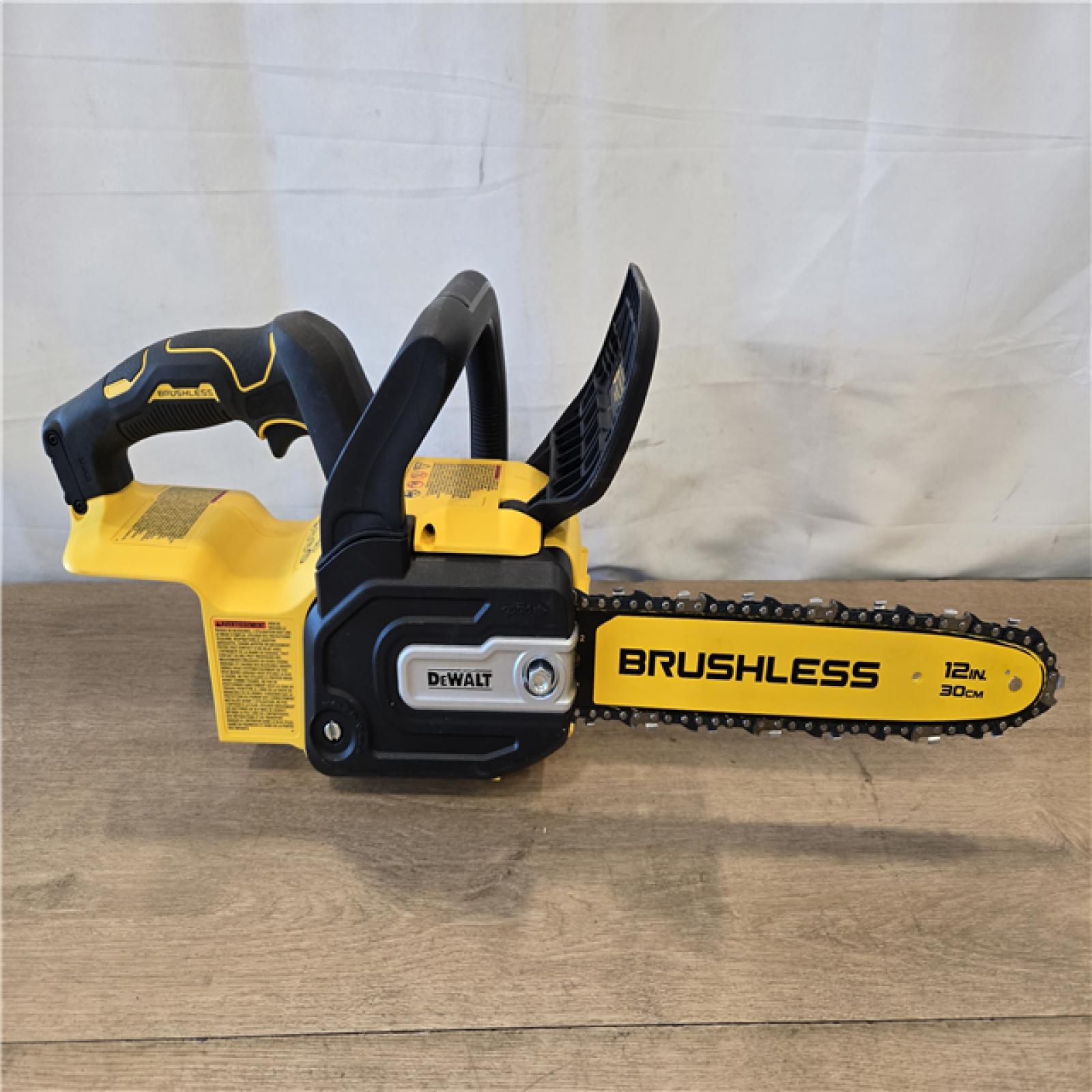 AS-IS DEWALT 20V MAX 12 in. Cordless Chainsaw (Tool Only)