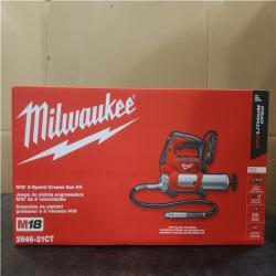 Phoenix NEW Milwaukee M18 18V Lithium-Ion Cordless Grease Gun 2-Speed with (1) 1.5Ah Batteries, Charger, Tool Bag (SEALED)