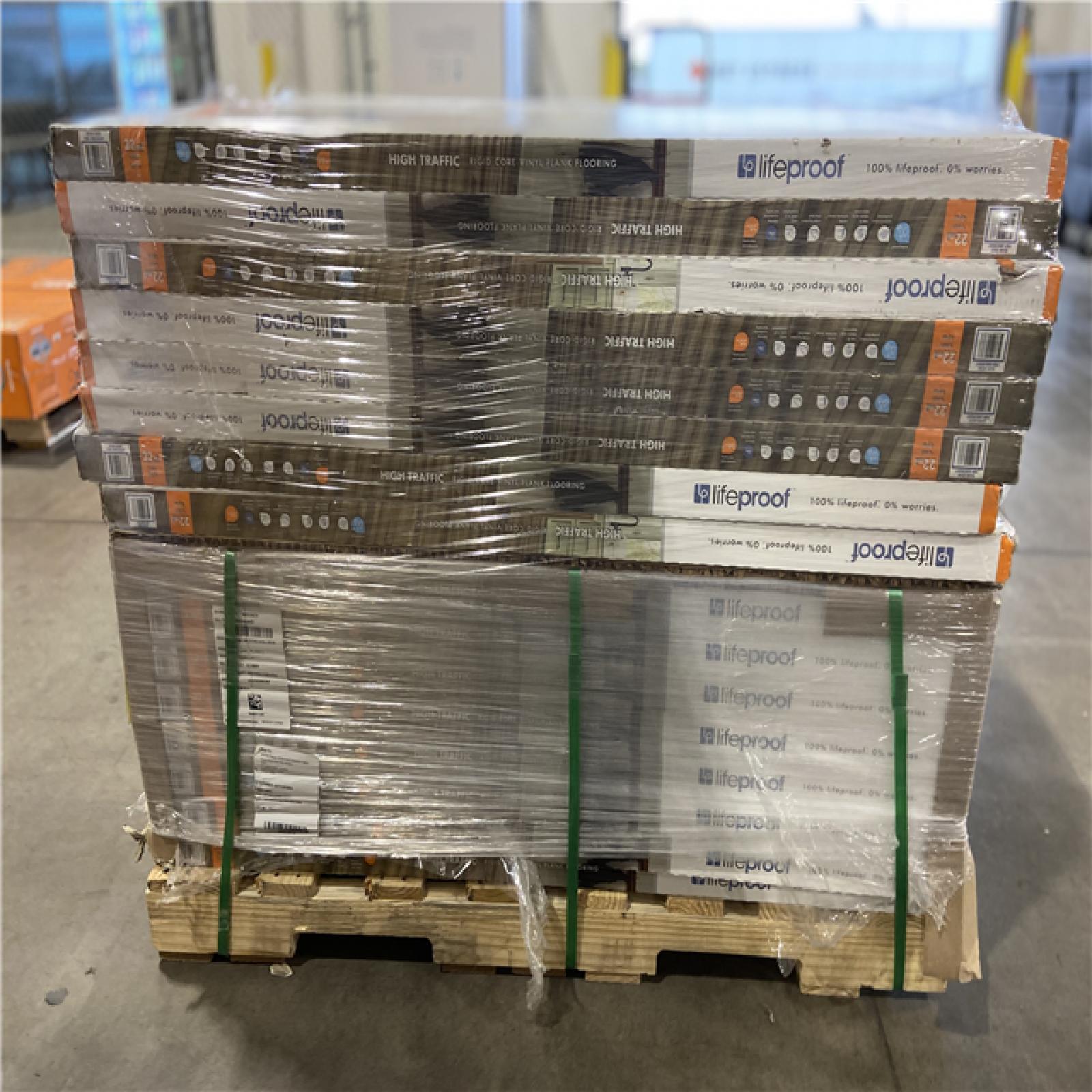 DALLAS LOCATION - Lifeproof Montrouge Oak 22 MIL x 9.06 in. W x 48.03 in. L Click Lock Waterproof Vinyl Plank Flooring (21.15 sq. ft. /Case) - 64 CASES