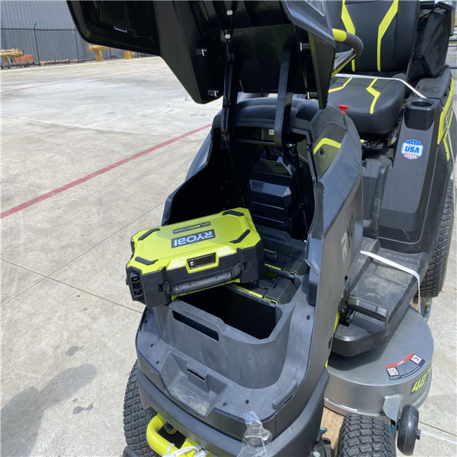 Houston Location - AS-IS Ryobi 80V HP Brushless 42in. Riding Lawn Tractor