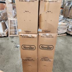 Phoenix Location BrightRoom Wheeled Latching Storage Tote 45 Gallon (170.3 L) Capacity (4 Per Box) Pallet  (6 Boxes)