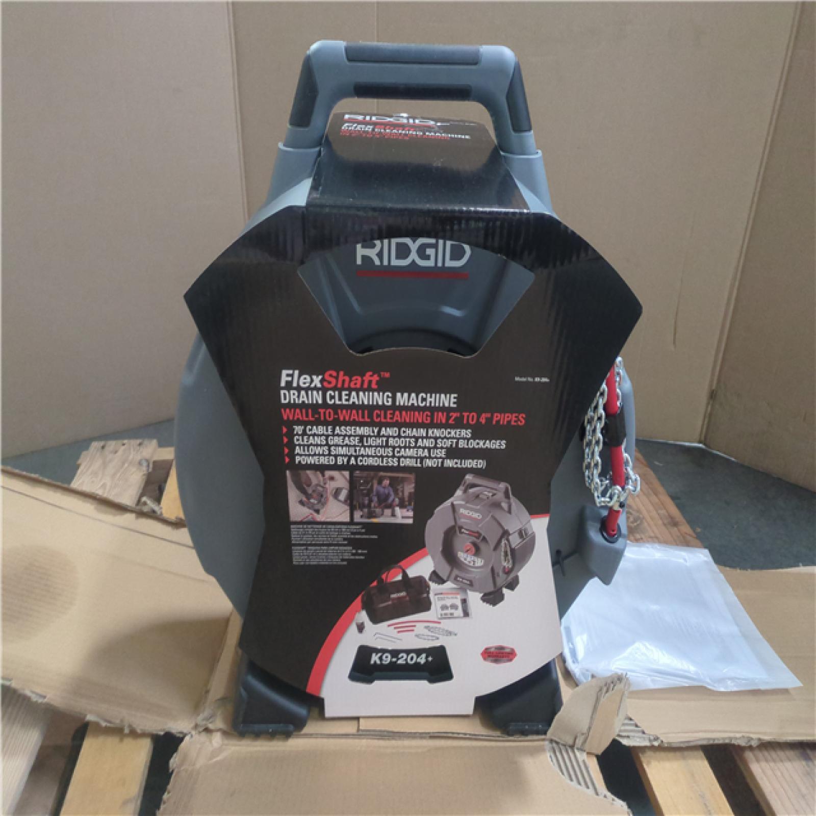 CALIFORNIA AS-IS RIGID FlexShaft Drain Cleaning Machine