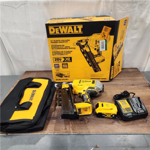 AS-IS  DeWalt 20V MAX Collated Cordless Framing Nailer (Tool included battery & charge)