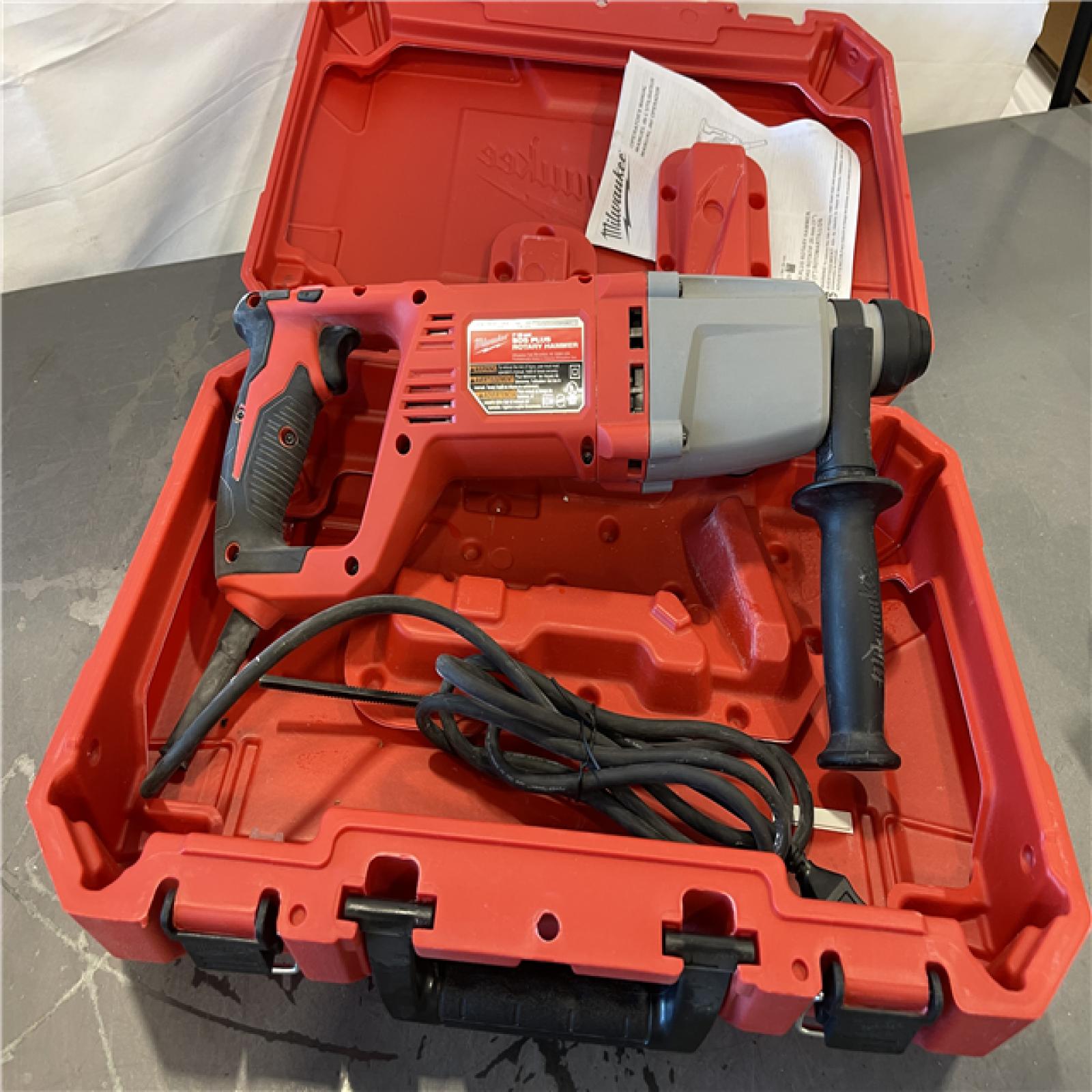 AS-IS - Milwaukee 1 in. SDS Plus D-Handle Rotary Hammer w/ Case