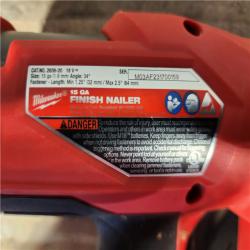 HOUSTON LOCATION - AS-IS Milwaukee FUEL 18-Volt Lithium-Ion Brushless Cordless Gen II 15-Gauge Angled Finish Nailer (Tool-Only)