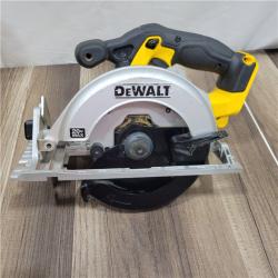 AS-IS DEWALT 20-Volt MAX Lithium-Ion Cordless 6-1/2 in. Circular Saw (Tool-Only)
