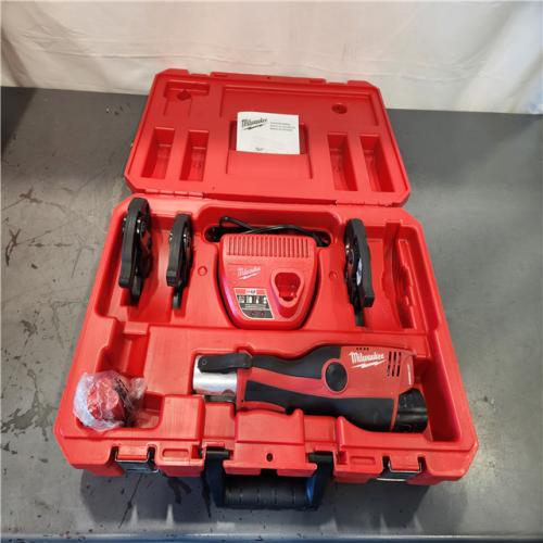AS-IS- MILWAUKEE 12-Volt Lithium-Ion Force Logic Cordless Press Tool Kit