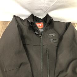 AS-IS Milwaukee Men's Medium 12V Lithium-Ion Cordless TOUGHSHELL Black Heated Jacket (Jacket and Charger/Power Source Only)