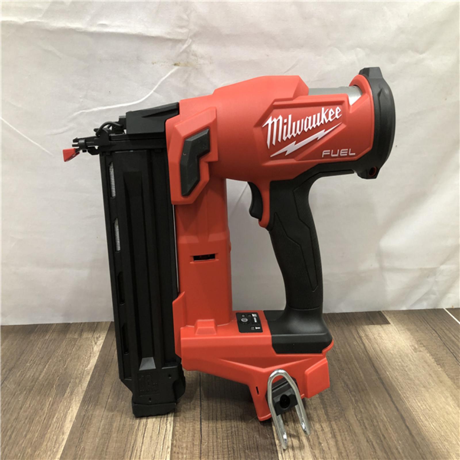 AS-IS Milwaukee FUEL 18-Volt Lithium-Ion Brushless Cordless Gen II 18-Gauge Brad Nailer (Tool-Only)