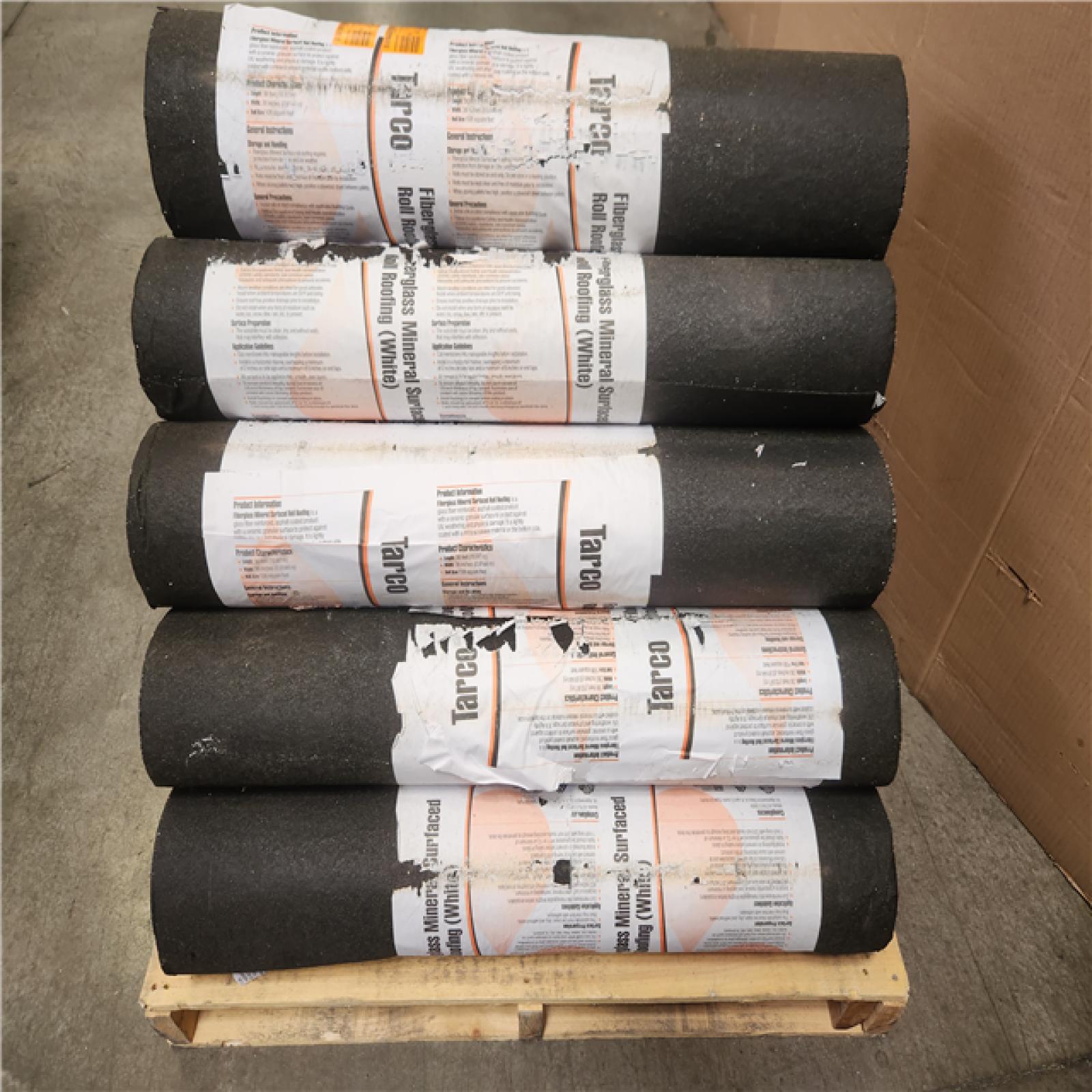 Phoenix Shasta White Roll 3 ft. x 36 ft. 100 sq. ft. Coverage White Fiberglass Mineral-Surfaced Cap Roll Roofing Pallet of 15