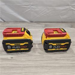 AS-IS DEWALT FLEXVOLT 20-Volt/60-Volt MAX Lithium-Ion 6.0Ah Battery Pack (2-Pack)