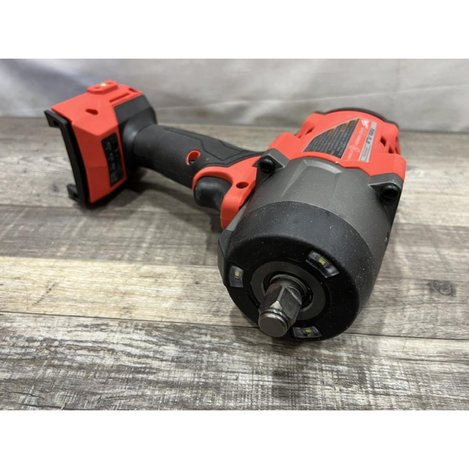 AS-IS Milwaukee FUEL 18V Lithium-Ion Brushless Cordless 1/2 in. Impact Wrench w/Friction Ring Kit