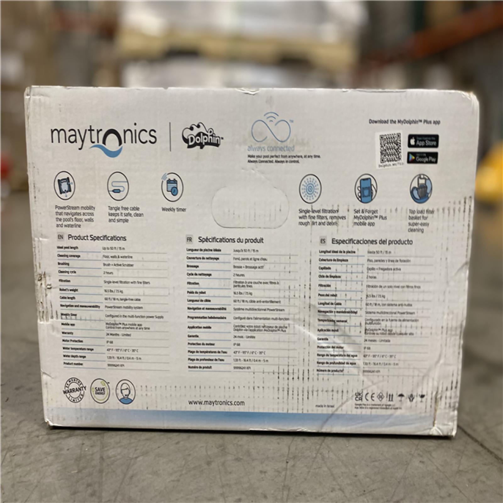 NEW! Dolphin Explorer E30 Robotic Vacuum Pool Cleaner with WiFi