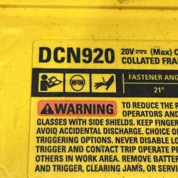 AS-IS DEWALT 20-Volt 21° Cordless Framing Nailer (Tool-Only)
