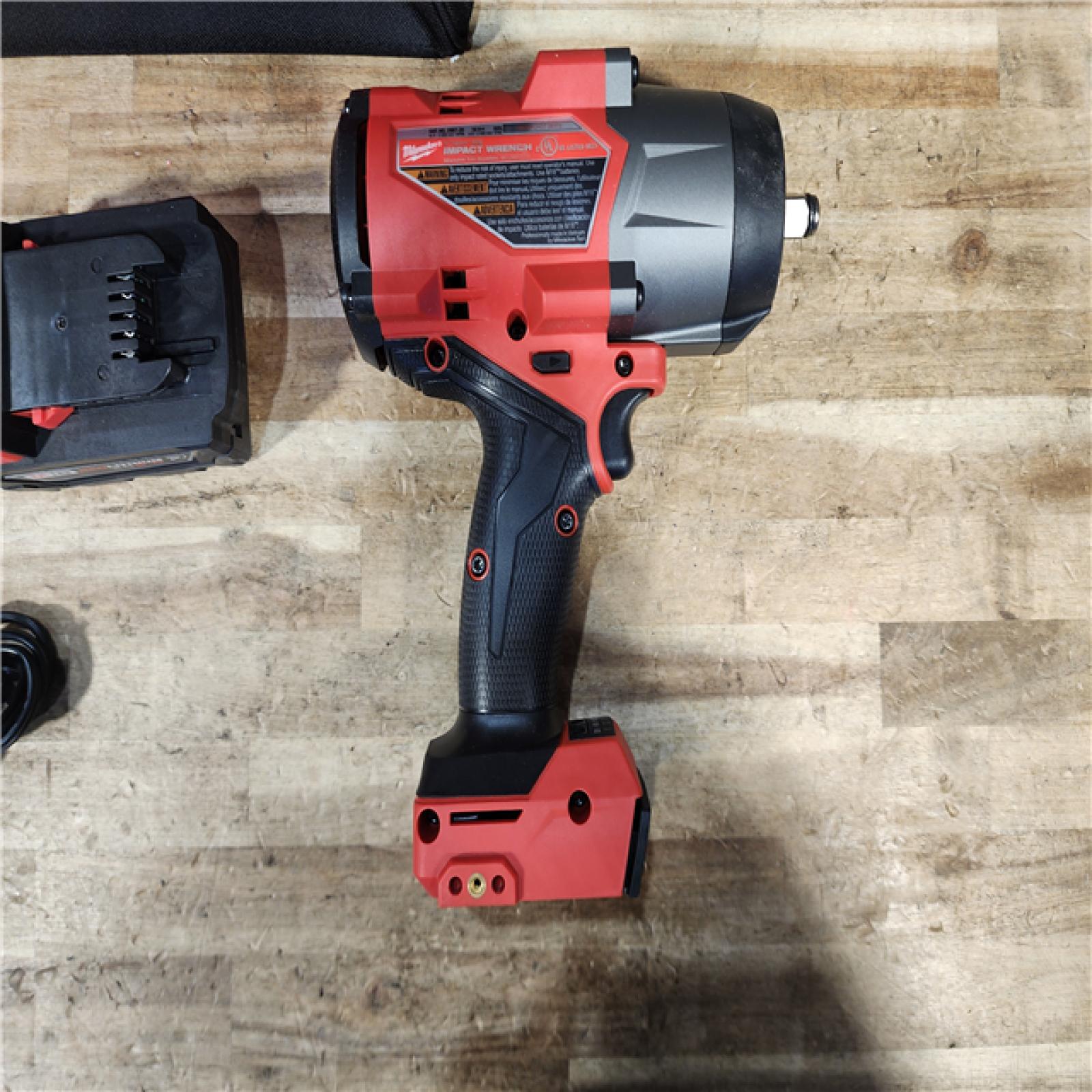 HOUSTON LOCATION - AS - IS Milwaukee FUEL 18V Lithium-Ion Brushless Cordless 1/2 in. Impact Wrench w/Friction Ring Kit