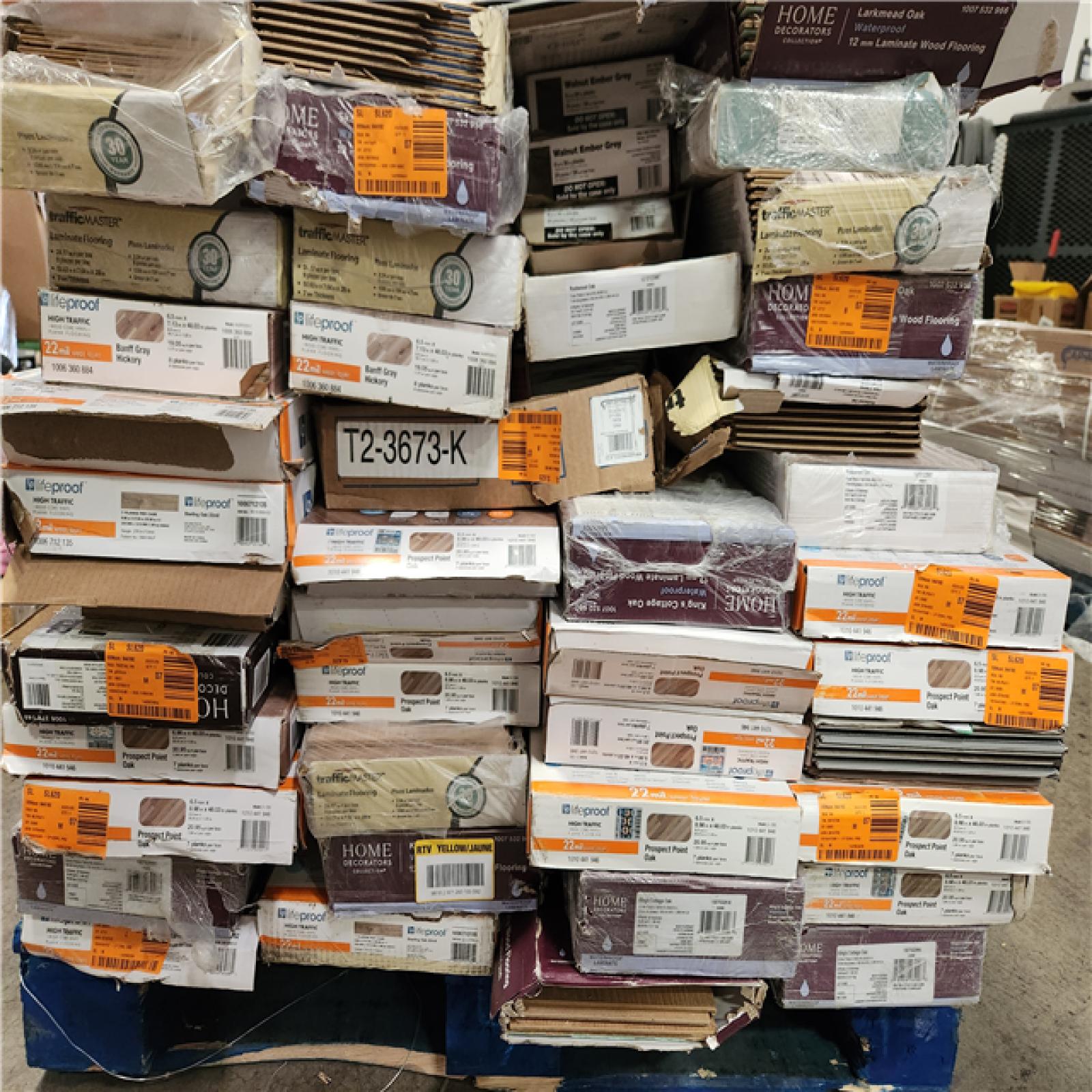 Phoenix AS-IS Mixed Flooring Pallet (50 Total)