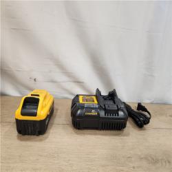 AS-IS- DEWALT 20V MAX Lithium-Ion 6.0 Ah Battery and Charger