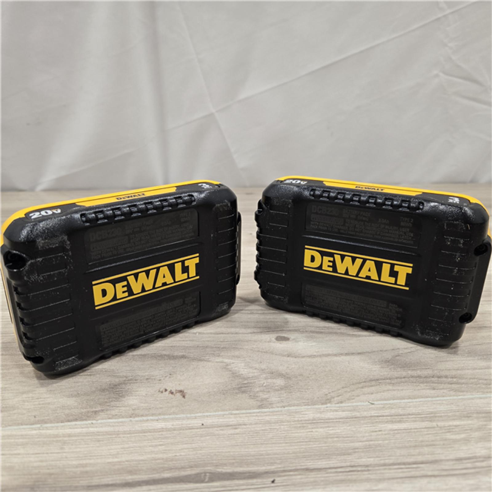 AS-IS DeWalt DCB230-2 20V Max 3.0Ah Compact Battery 2-Pack