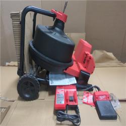 CALIFORNIA AS-IS MILWAUKEE DRUM MACHINE W/ 3/8 CABLE KIT